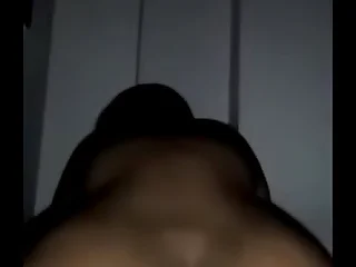 heavy booty indian girl riding get under one's locate harder and spanking