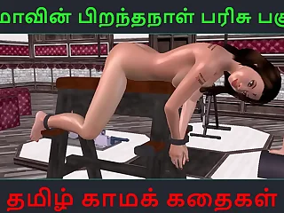 Animated pasquinade porn video of Indian bhabhi's singular fun with Tamil audio sex story